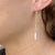 Pop-Up Mākeke - Stacey Lee Designs - Sweet Pea 14K Gold Fill Drop Earrings- In Use