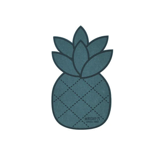 Pop-Up Mākeke - Workshop 28 HI - Pineapple Felt Trivet in Jade