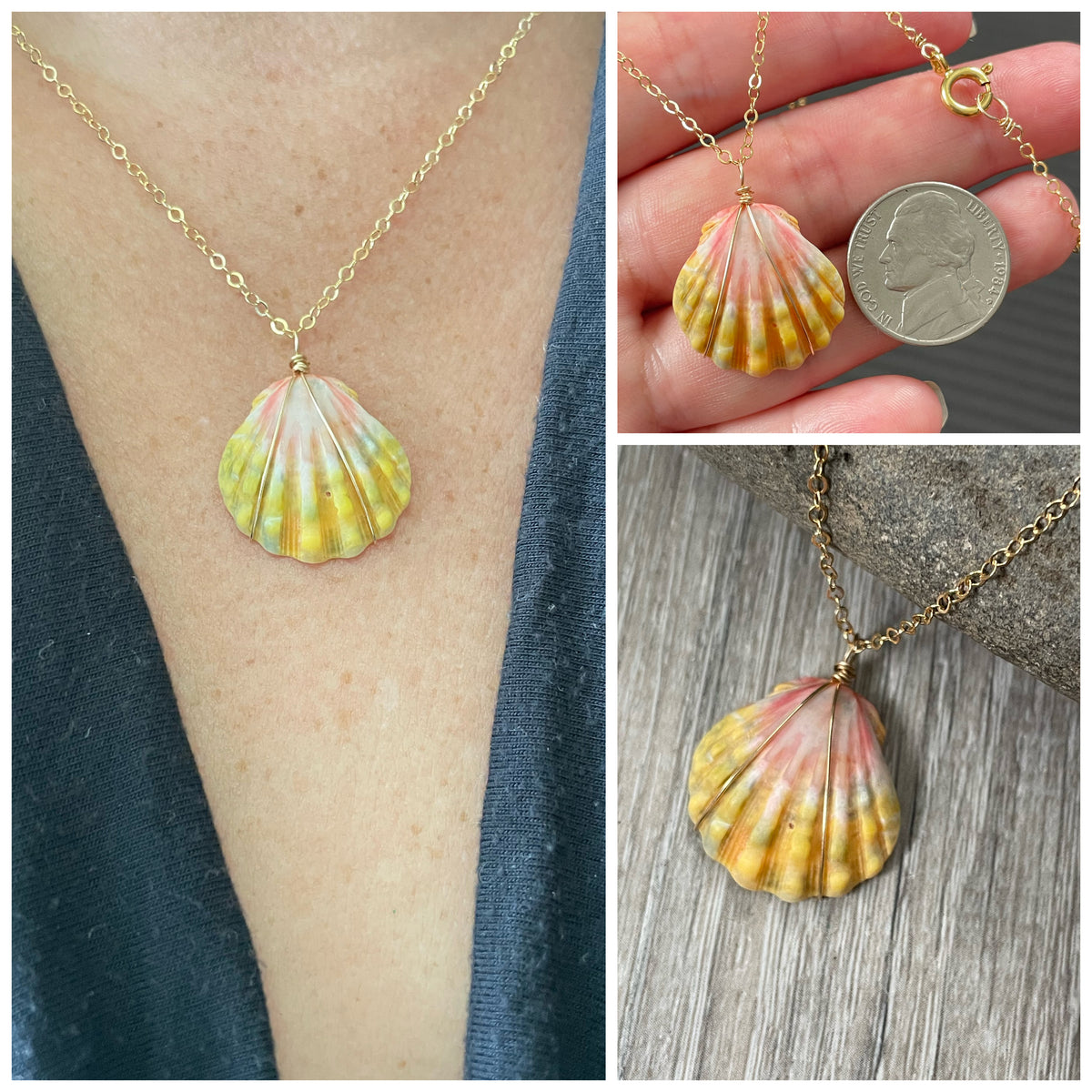 Sunrise Shell Necklace (Style # 8084)
